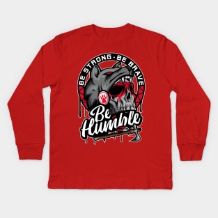 Be Humble - Native American Kids Long Sleeve T-Shirt